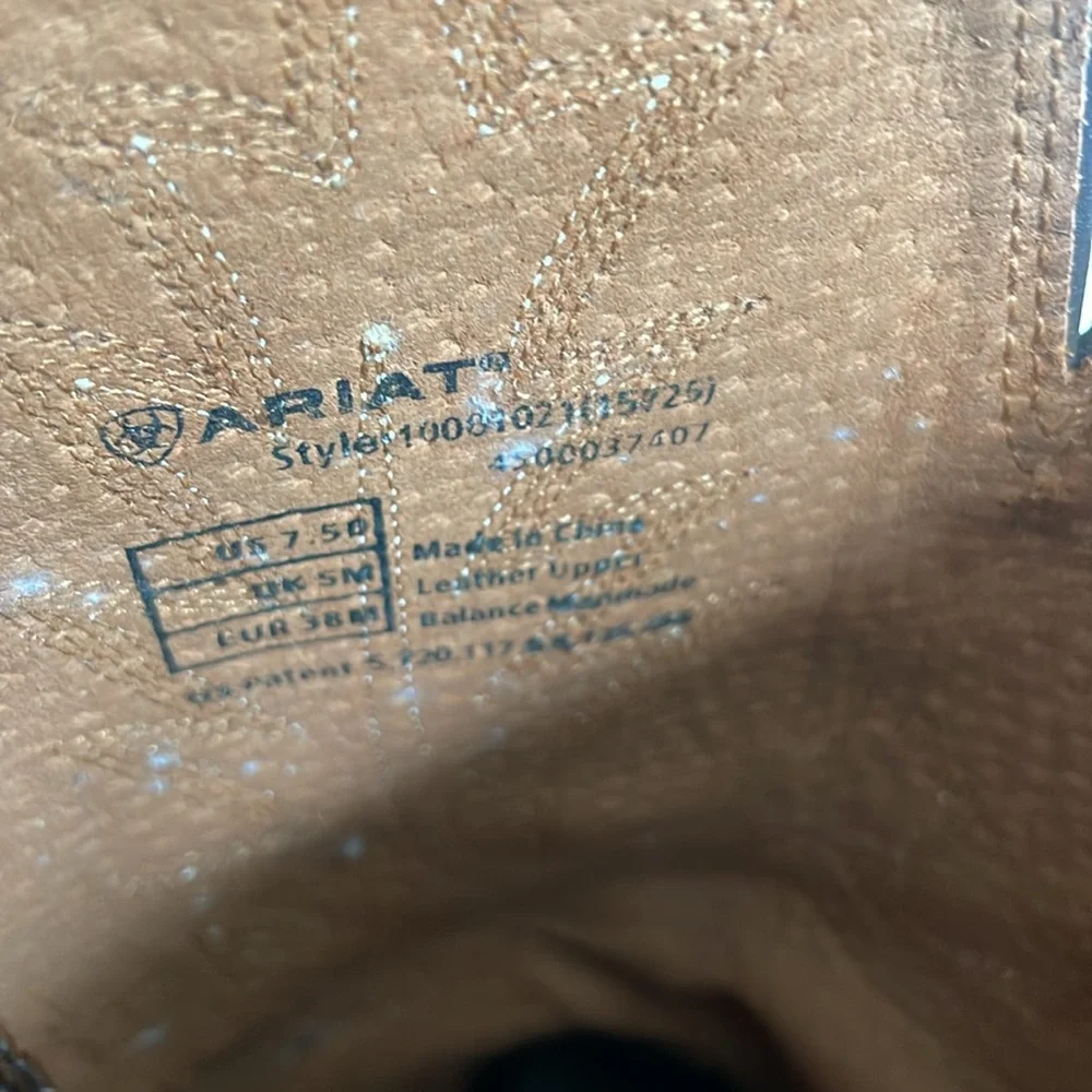 Ariat Women's Heritage R Toe Western Boot, Brown - Size 7.5 - Picture 5 of 5